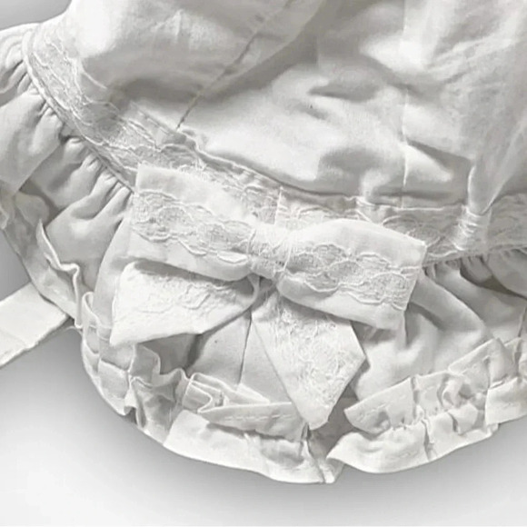 CaliKids White Cotton Sun  Hat - Picture 3 of 5